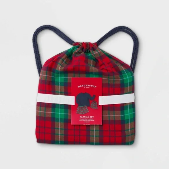 Women’s Plaid 3pc Backpack and Pajama Set - Picture 2 of 5